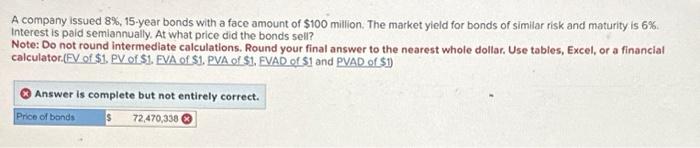 please help! will thumbs up if correct. A company issued 8%,15-year bonds
