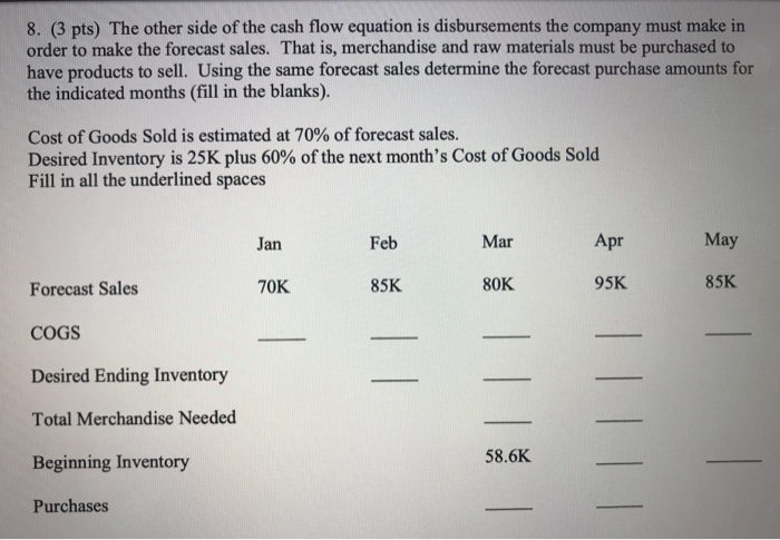  Please show all your work and ensure to answer all parts