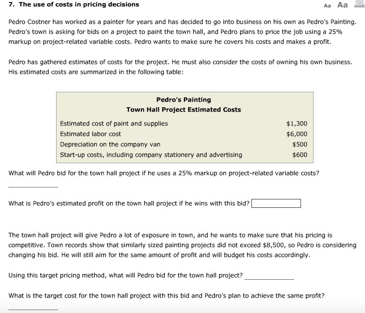  Pedro Costner has worked as a painter for years and has