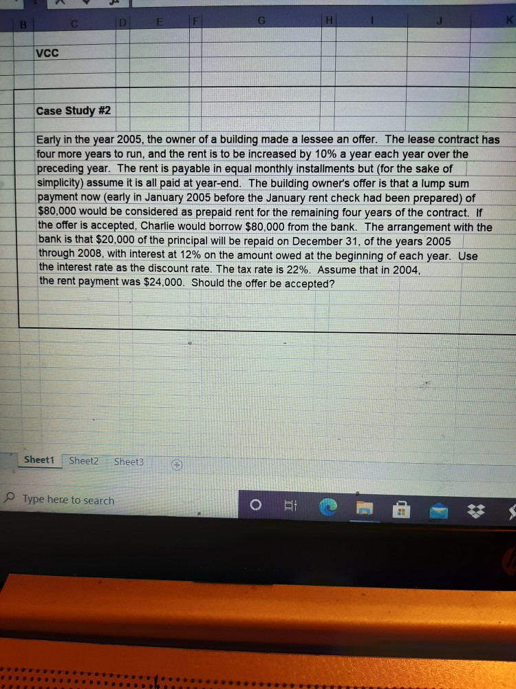 B D F G VCC Case Study #2 Early in the