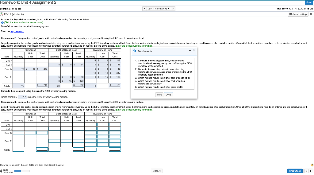 please do all the requirements Homework: Unit 4 Assignment 2 Save Score: