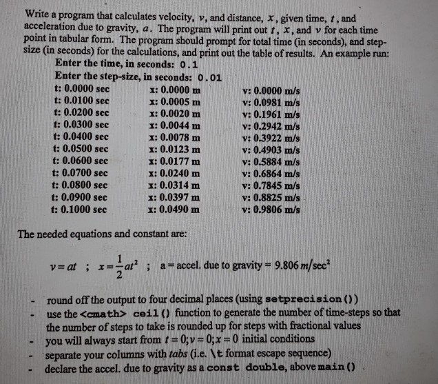  please complete code in C++ only. show that it debugs. and