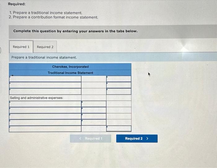 Incorporated is a merchandiser that provided the following information: Required: 1. Prepare