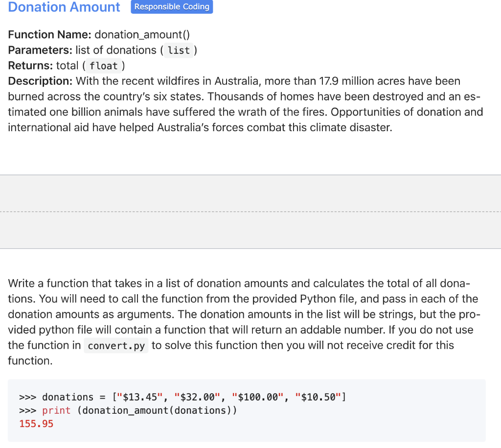  need help writing a python code for this given fucntion! the