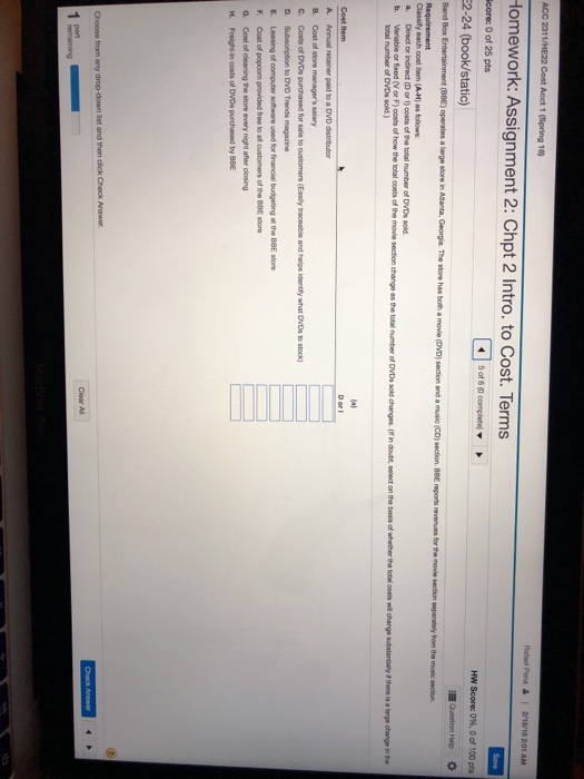  This is my final, please please double check your answer. Thankyou