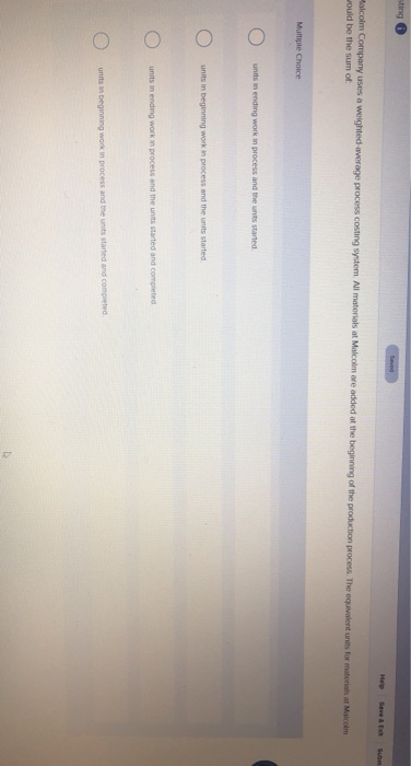 prior period costs are combined with current period costs True or False