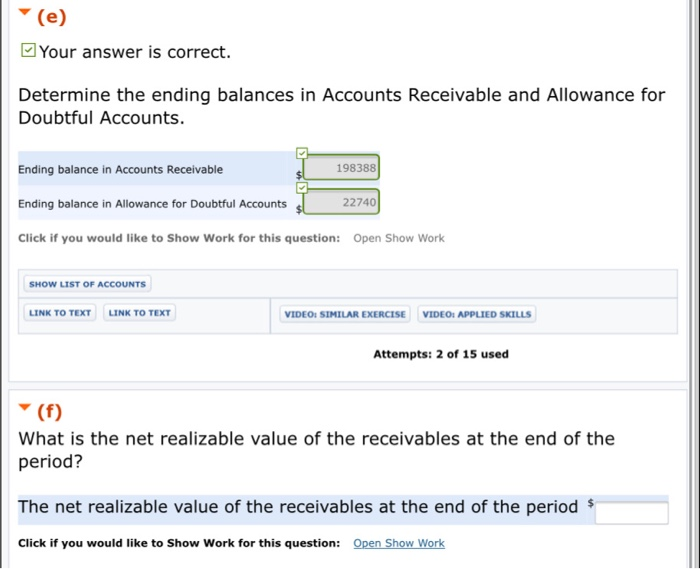 NEXT Exercise 8-4 (Part Level Submission) At the beginning of the current