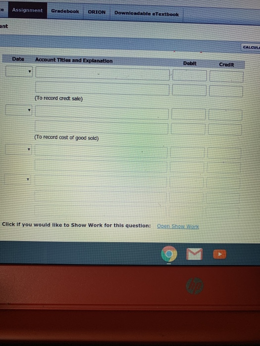 Level Submission) The following transactions are for Blossom Company. (1) On December