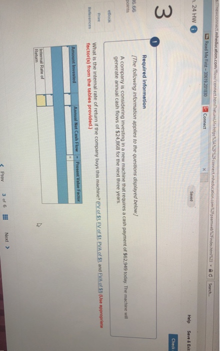  Help Save & Exit 3 Required information The following information applies