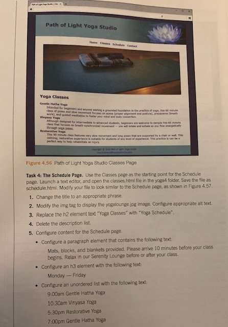 Help Please!! Here is my code for classes.html Path of Light Yoga