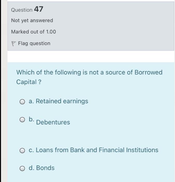 a Long Term Source of Finance? O Equity Shares O Preference Shares