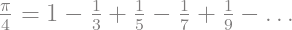 Write a C++ program to compute the value of PI based upon