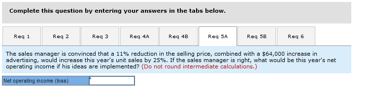 the orlginal data: 1. What Is the product's CM ratio? 2. Use