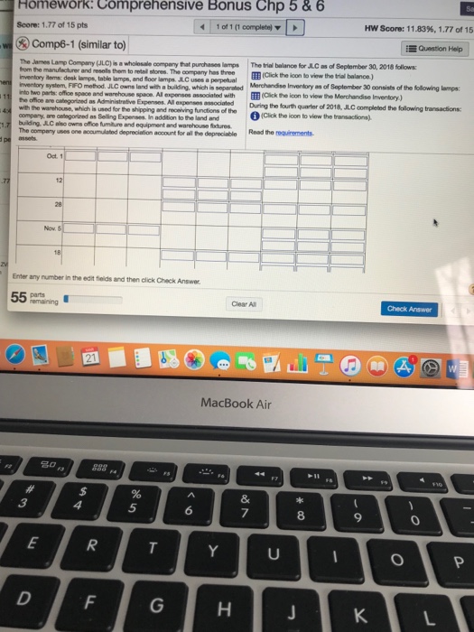 transaction. Once all of the transactions have been entered into the perpetual
