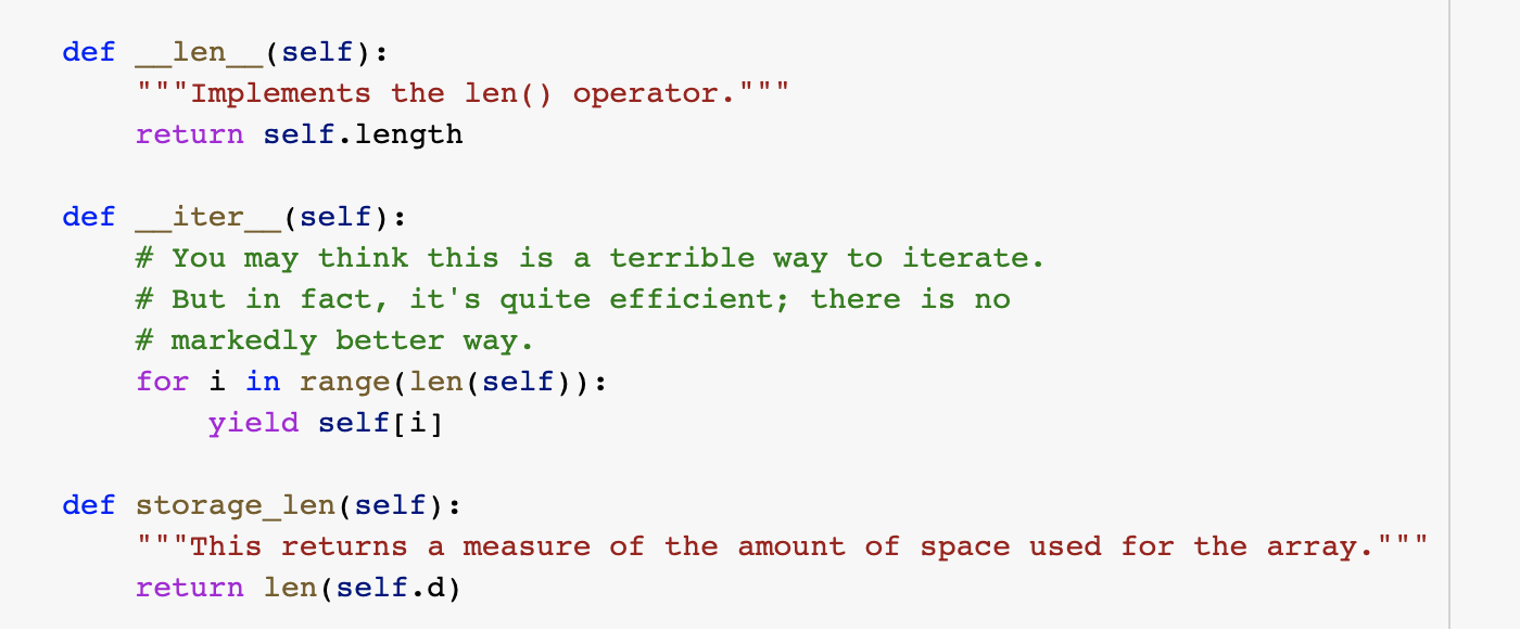 initial values for the array. Otherwise, we need to specify a size."""