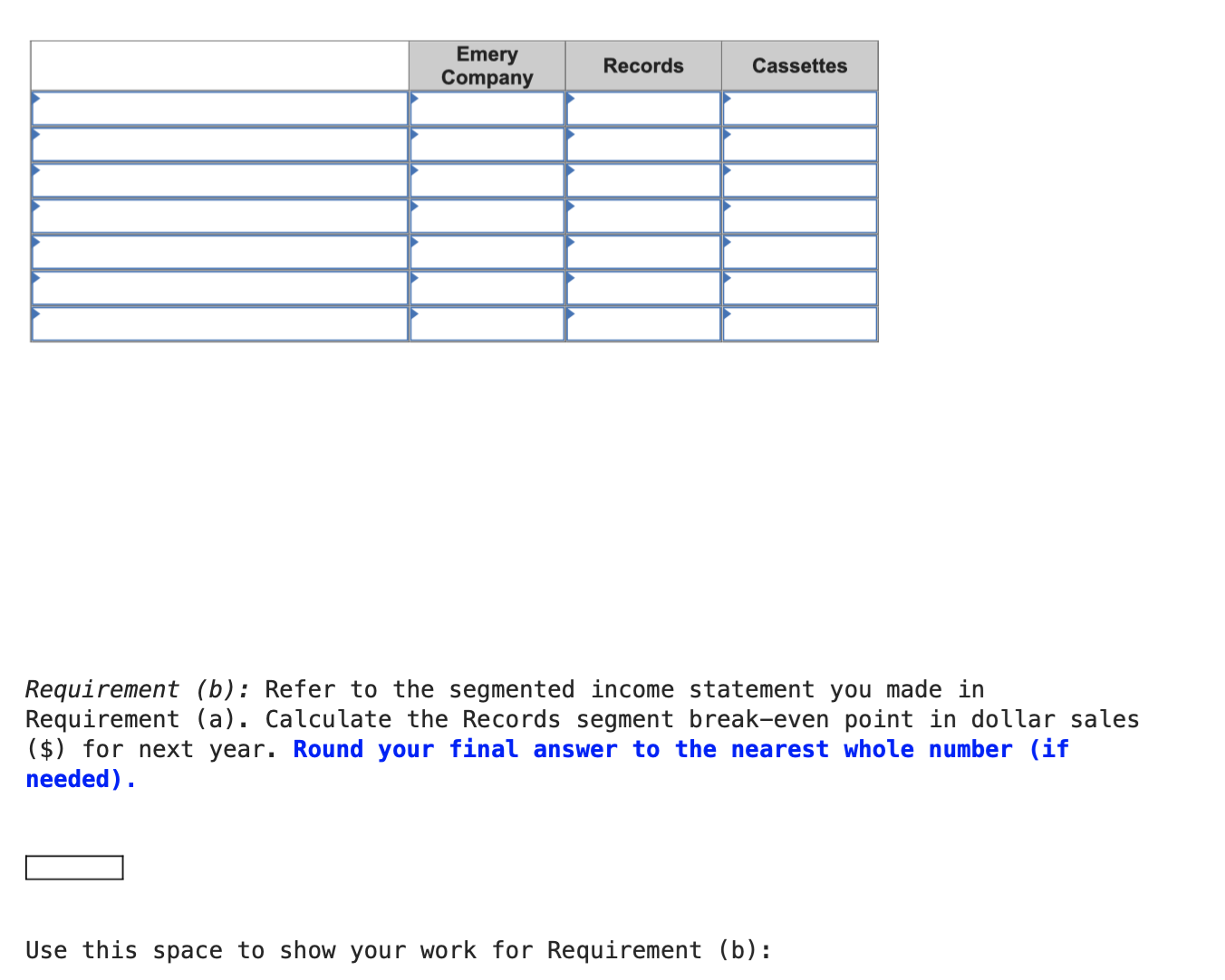 questins separately because it all connects. Please and thank you. Please answer