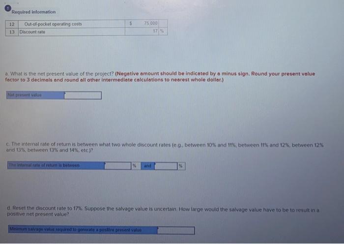 to create your own worksheet version of Example E and Exhibit 14-8