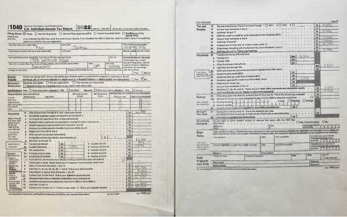 what did I wrong? PROBLEM \# 2: Ron Jackson, S.S.\# 260-45-1896, age