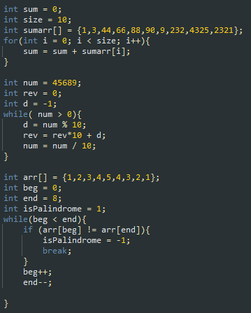  Convert this C++ code to MIPS Assembly int sum int size