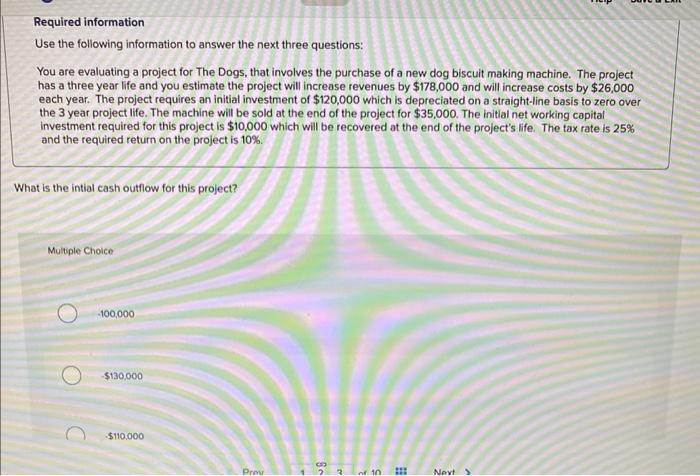 please answer all questions! Required information Use the following information to answer