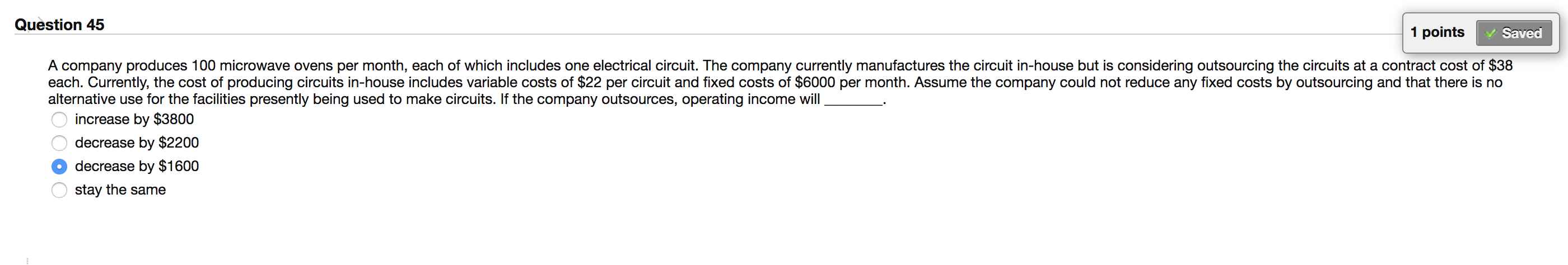 sell any mix of Product A and Product B at full capacity.