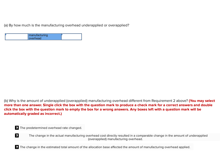 base Estimated manufacturing overhead cost Estimated total amount of the allocation base