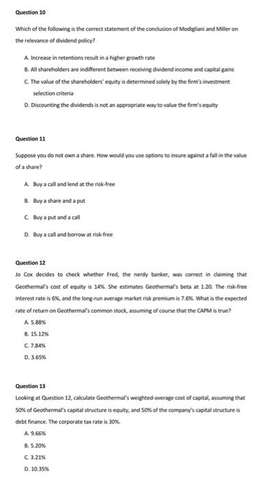 ratio (iv) Gearing ratio A. (i) and (ii) only B. (iii) only