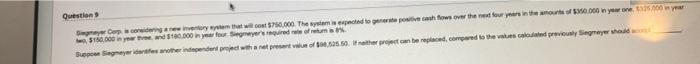  Question 9 Question 9