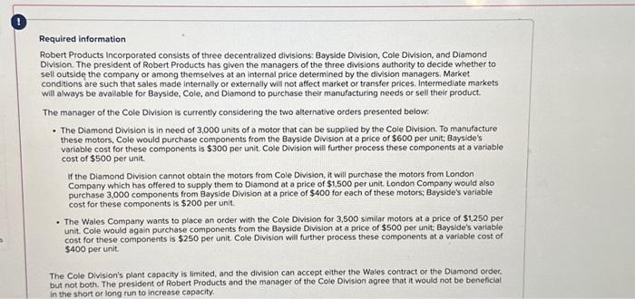 every answer i calculate turns out wrong for the boxes Required information