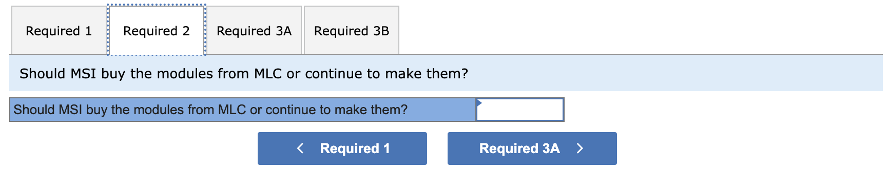them? Should MSI buy the modules from MLC or continue to make