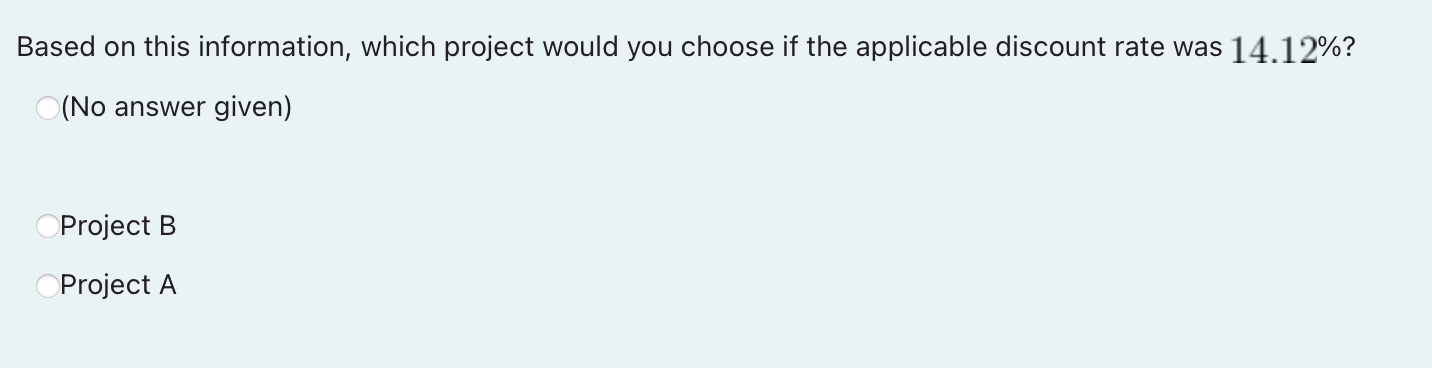 Project B -89.5 0 1 Project A -26.5 23 28 37 2