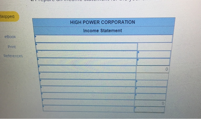 December 31 [The following information applies to the questions displayed below.) Assume