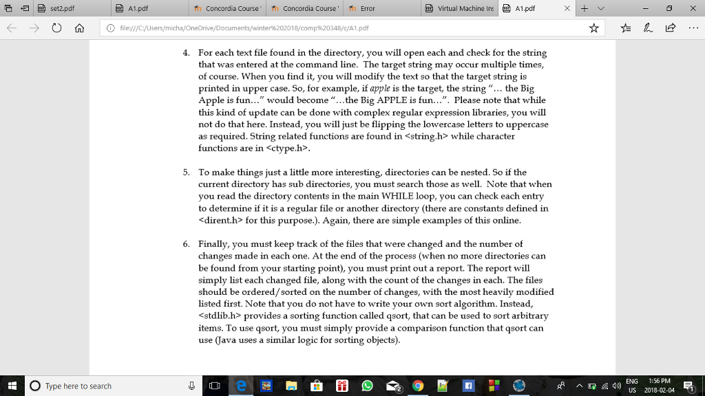Machine lns A1.pdf O D file://c 1 8/comp%20348/c/A1.pdf In terms of your