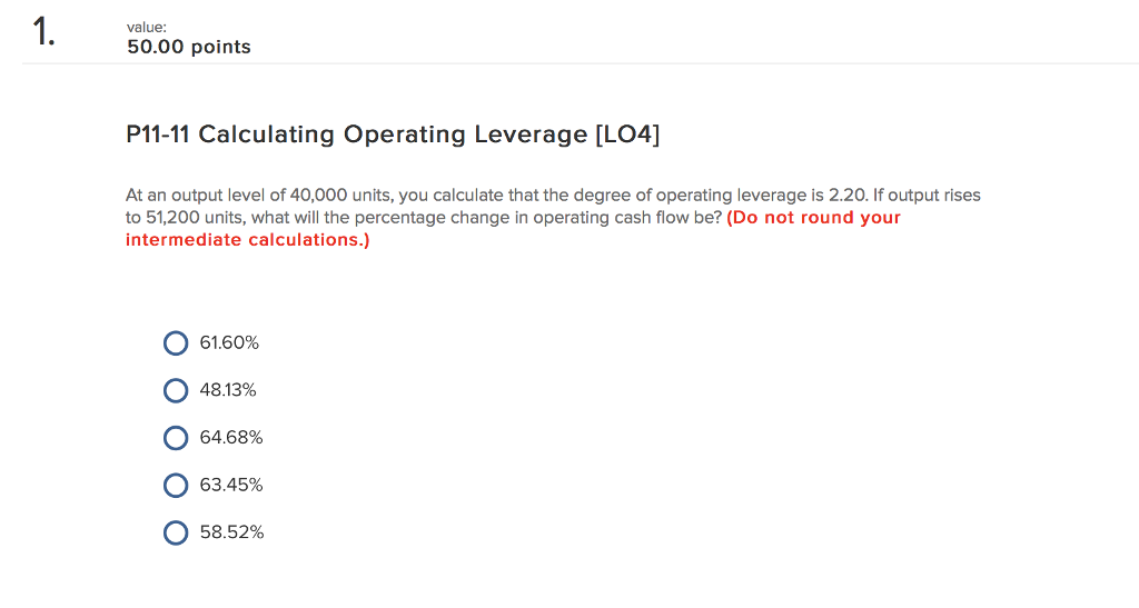 with the following information: initial fixed asset investment= $320,000; straight- line depreciation
