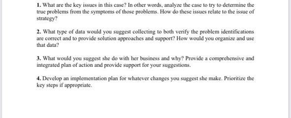 1. What are the key issues in this case? In other