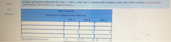 Variable selling and administrative Fixed costs per year! Fixed sanufacturing Overhead Fixed