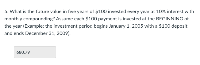 Solve showing step by step using BA II Plus calculator: 5. What