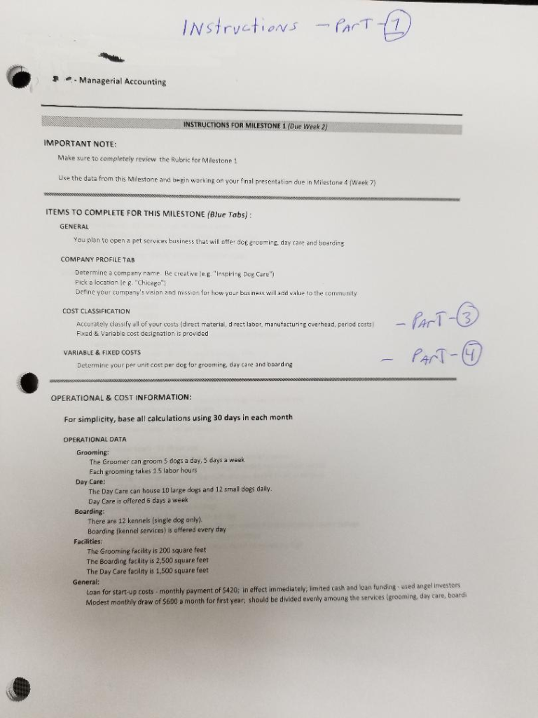 Make sure to completely review the Rubric for Milestone 1 Use the