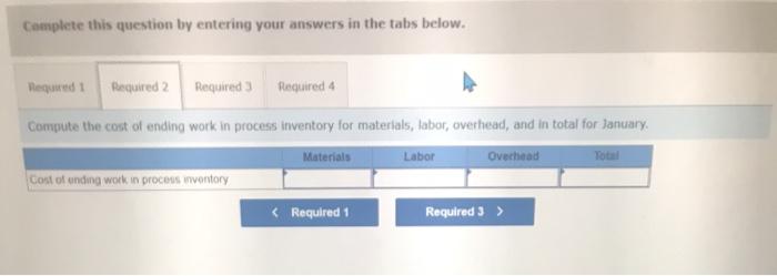 26,000 units and transferred them to the next department. The cost of