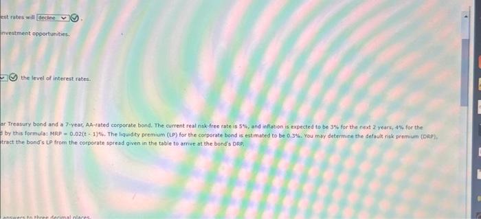 and then cons nstruct a new yield curve graph that shows both