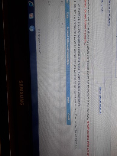 Inc.. Number of Days Past Due over 1-30 31-60 61-9090 $11,800 $14,000