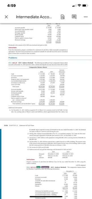  23.1 please 4:59 Intermediate Acco... al . r. Problems PLC- DO