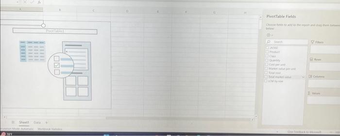 following questions. Q1. What is the value of inventory when lower of