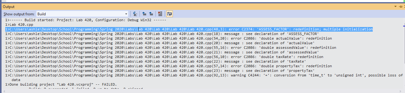 1/Madison County collects property taxes on the assessed value of property, which