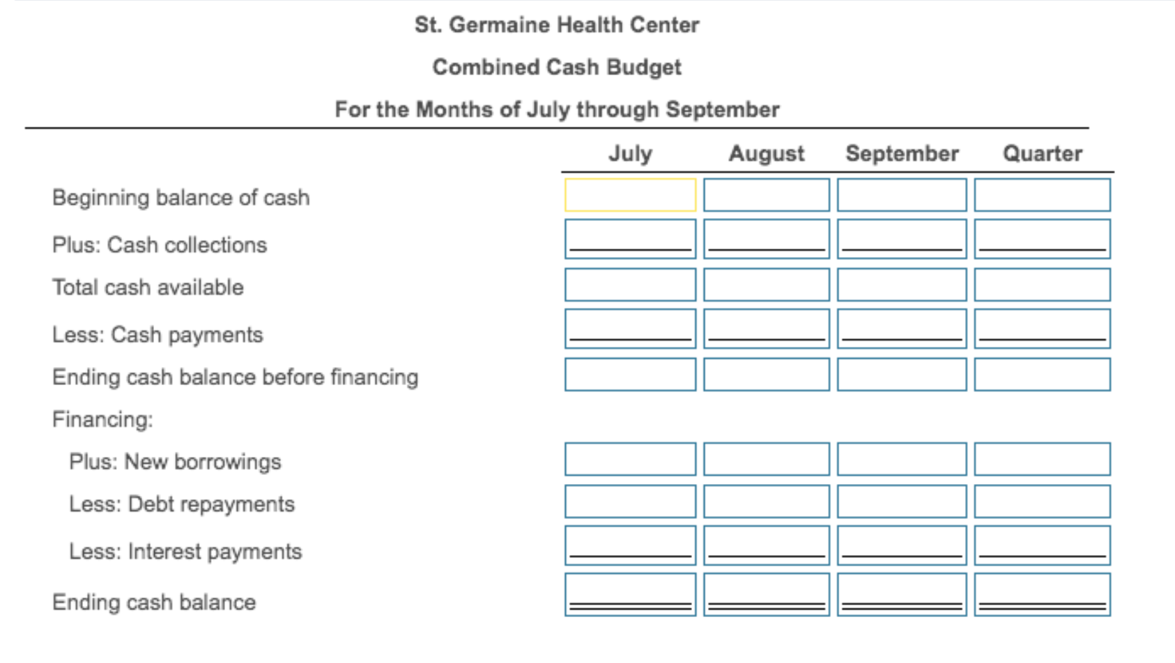 explanation (if needed). Thank you so much! Berkner Health Center provides a