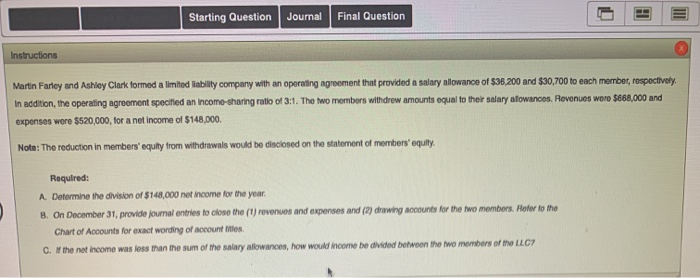  Starting Question Journal Final Question Instructions Martin Farley and Ashley Clark