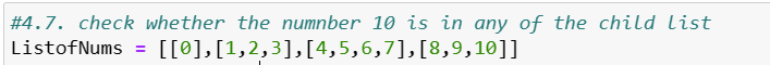 Write a program using Python-Jupyter Notebook \#4.7. check whether the numnber 10