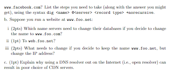 that all DNS resolvers have to be able to boot- strap their