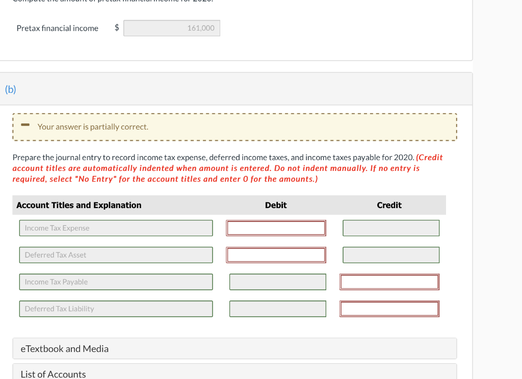 facts relate to Vaughn Corporation. 1. Deferred tax liability, January 1, 2020,