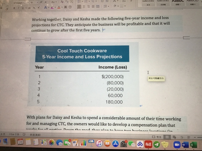 21 A-2 AA EEEEEE FACT: 60. Daisy Taylor has developed a viable